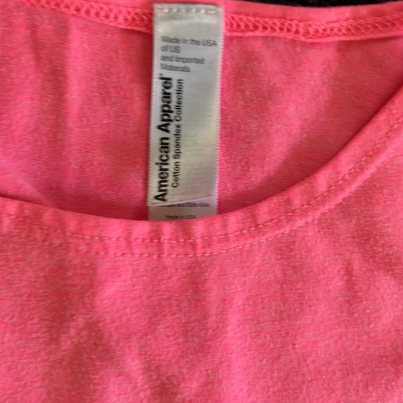 American Apparel Sleeveless High Neck Cropped Tank Top - Picture 4 of 6